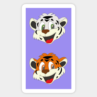 Two Cute Tigers Magnet